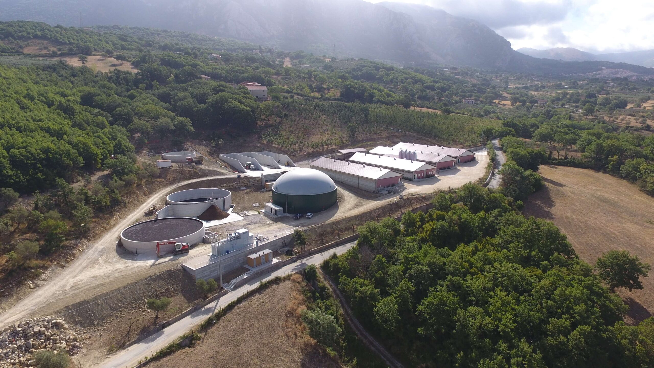 Impianti biogas realizzati da Corradi & Ghisolfi.